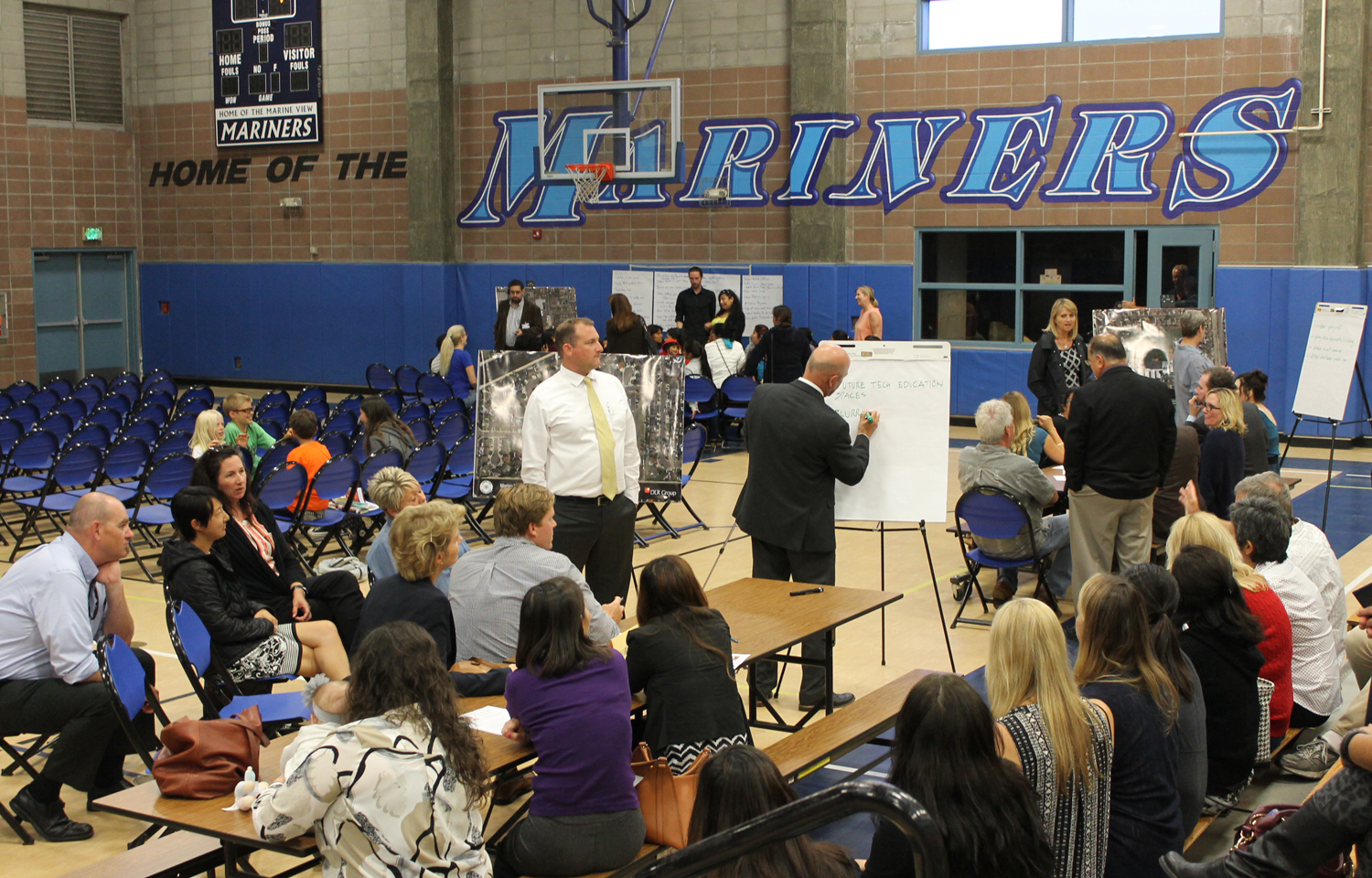 Input Session at Marine View Middle School